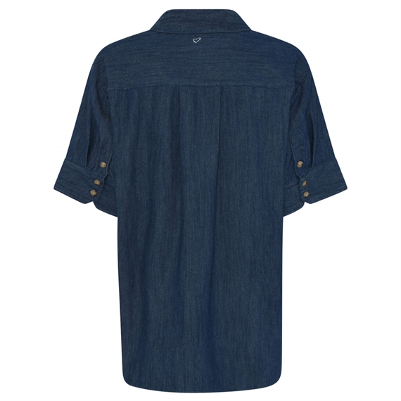 Heartmade Matea Skjorte, Dark Blue 